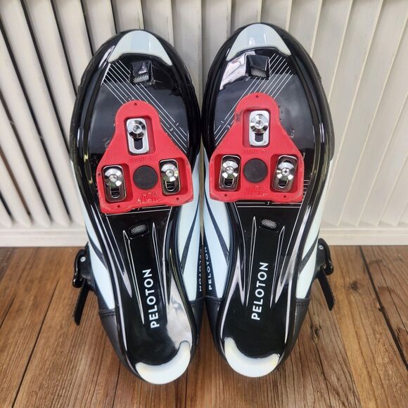 Peloton Cycling Shoes PL-SH-02 Mens 8 EU 41 Black Red with Cleats K-20 Unisex main image 5